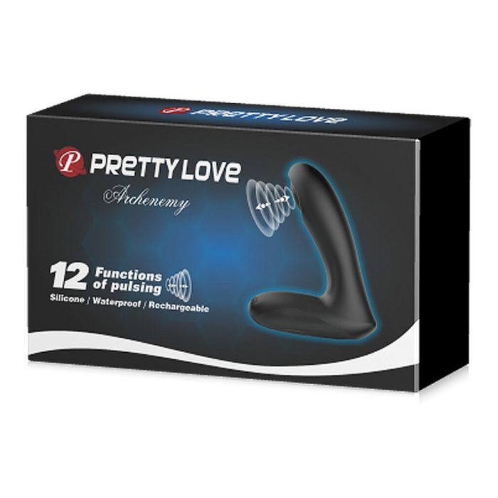 Pretty Love Anal-Stimulator Prostata- und Analstimulatortror Archenemy Pulsierendes USB-Silikon