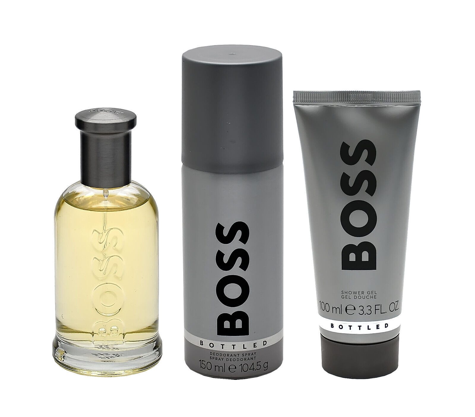 BOSS Duft-Set HUGO BOSS BOTTLED EDT 100ML + SG 100ML+Deodorant 150ML