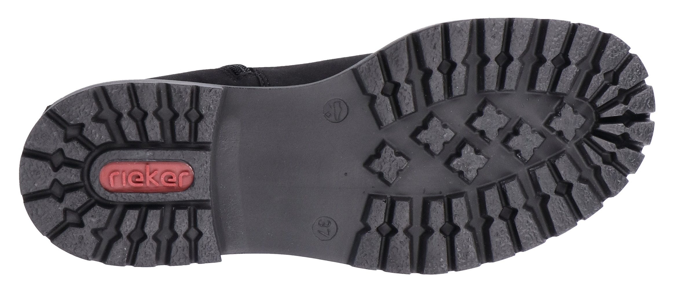 Rieker Winterstiefelette, Winterboots, Ankleboots, Profilsohle, mit Innenreißverschluss