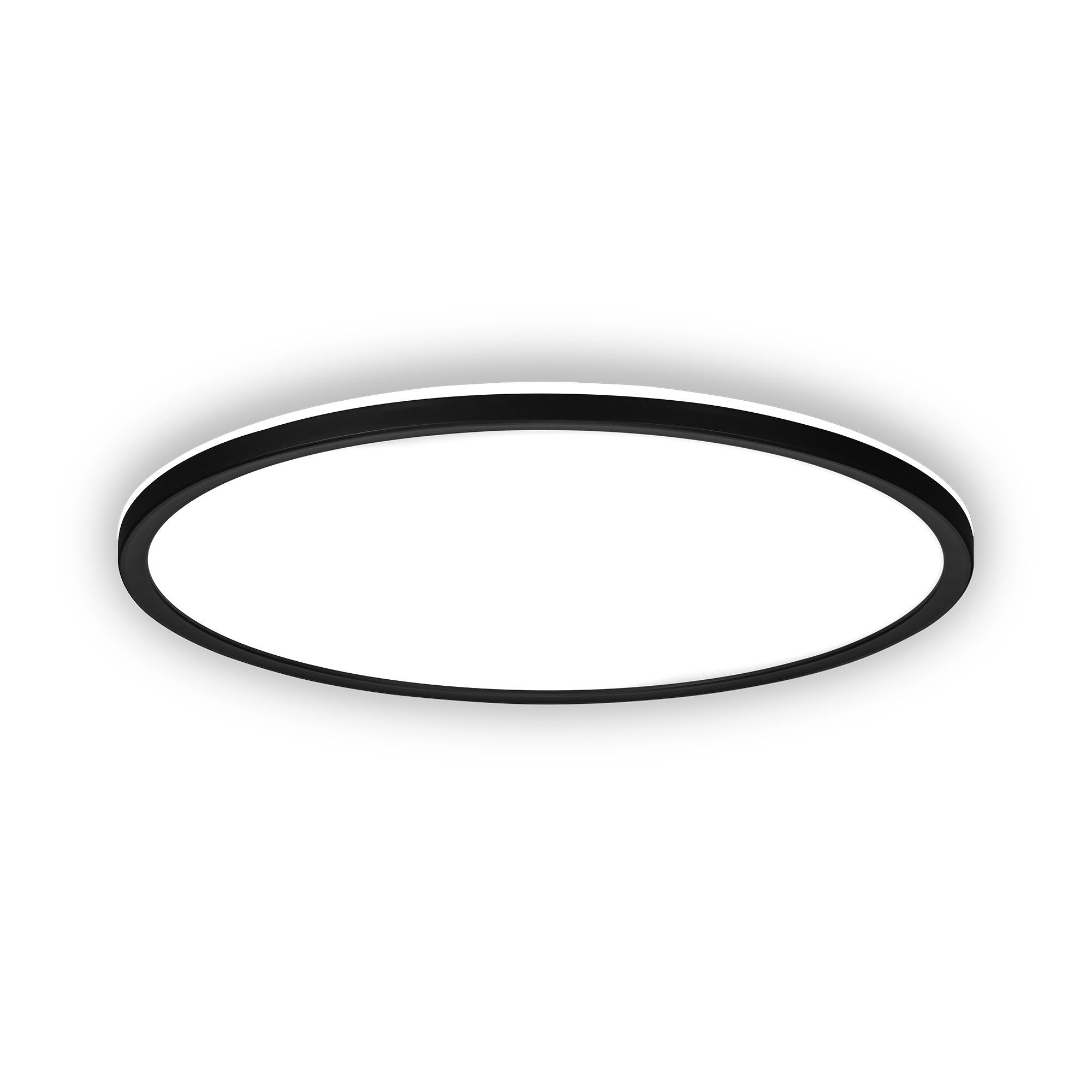 B.K.Licht LED Deckenleuchte Panel Flach 30mm Backlight Effekt LED Deckenlampe Wohnzimmer, LED fest integriert, 4000K - Neutralweiß, versch. Größen & Farben, Badezimmer, Küche, Wohnzimmer, Kinderzimmer