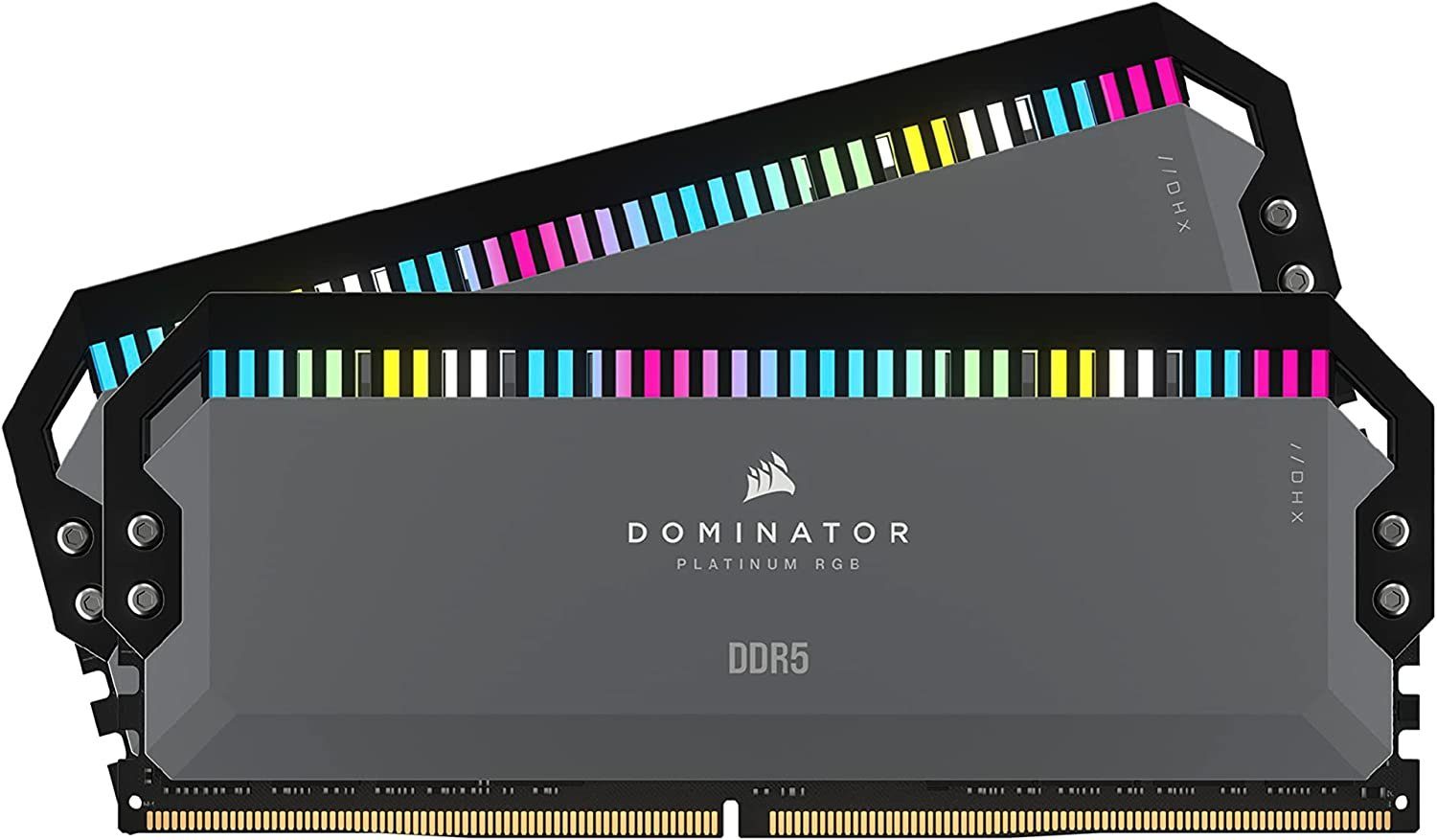 Corsair DOMINATOR PLATINUM RGB DDR5 5600 64GB (2x32GB) Arbeitsspeicher (RGB Beleuchtung ICUE, AMD optimiert)