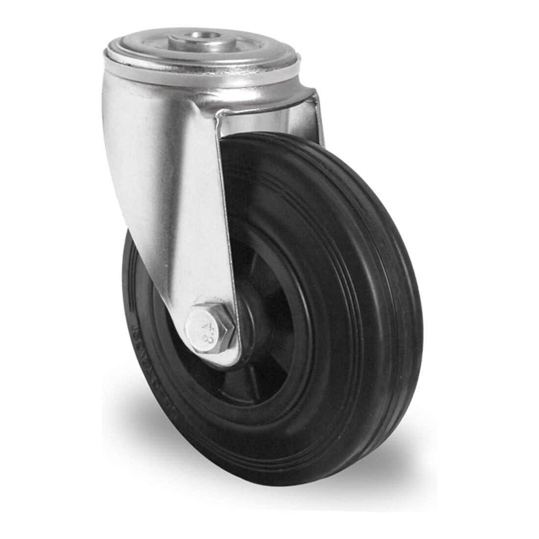 Contorion Lenkrolle CASCOO Rückenlochlenkrolle ø 200 mm Serie P4S4 Rollenlager