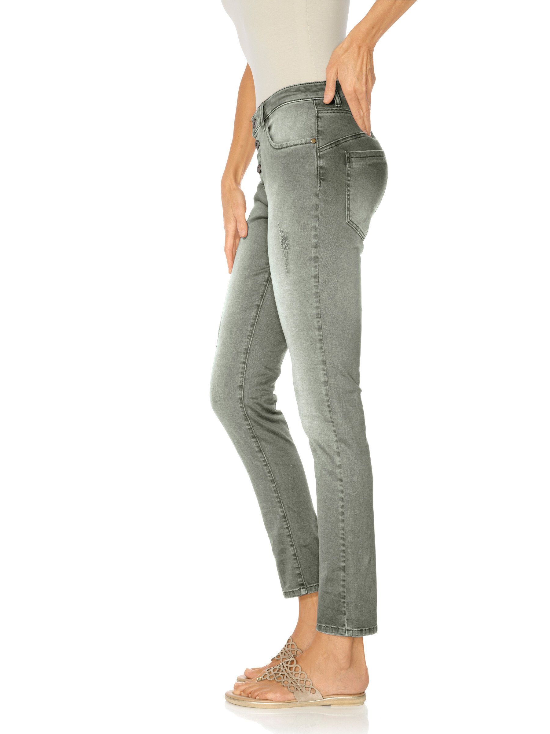 heine Jerseyhose Boyfriend Hose Innenbeinlänge ca. 74 cm