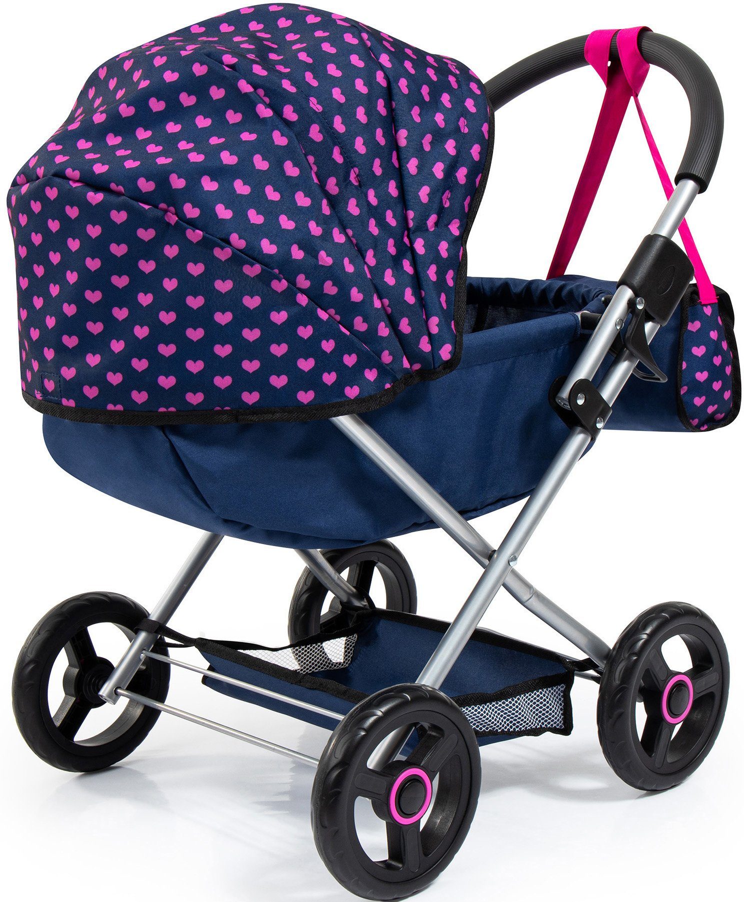 Bayer Puppenwagen Cosy, blau/Einhorn, mit Wickeltasche günstig online kaufen
