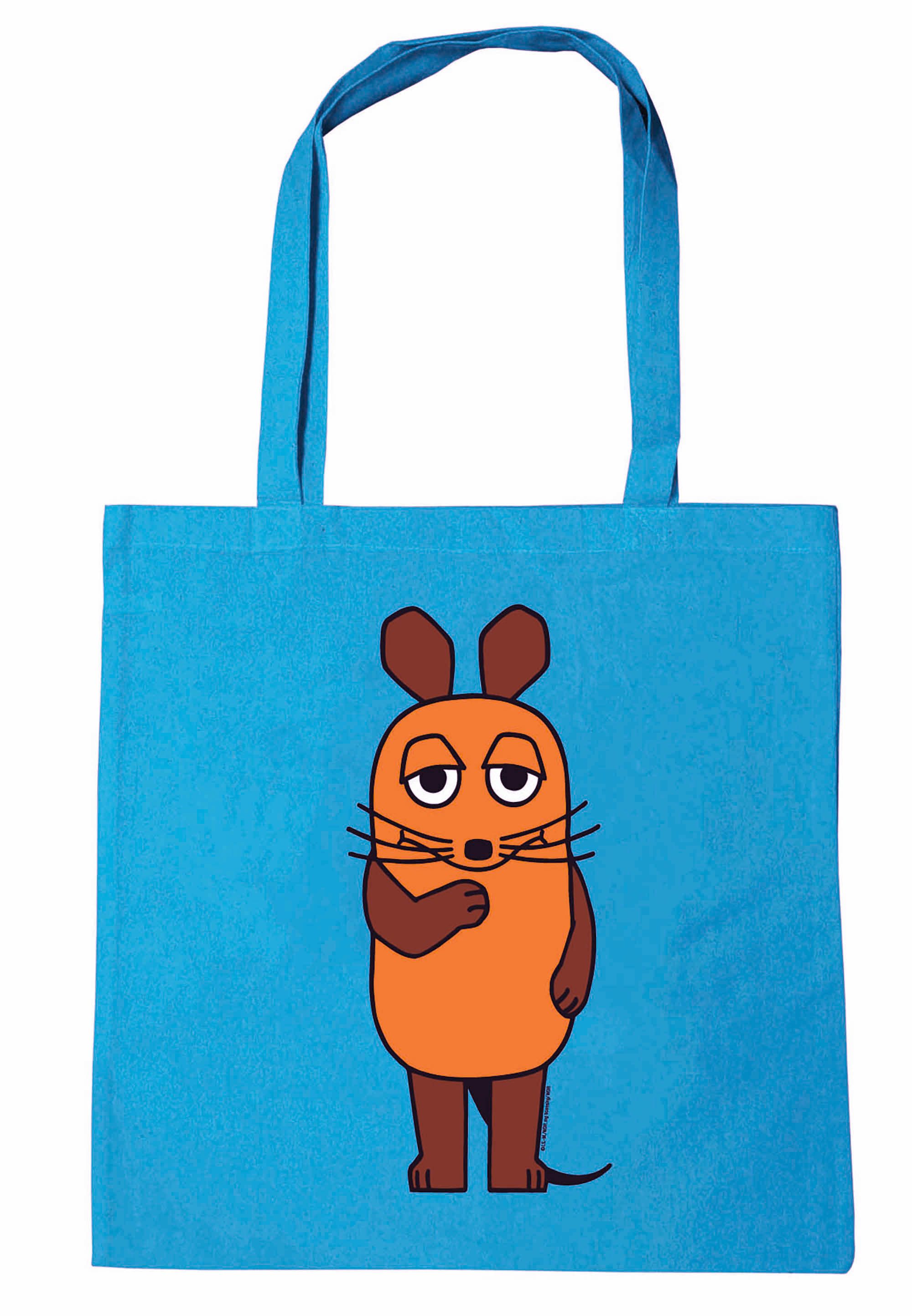 LOGOSHIRT Henkeltasche Baumwolltasche Die Sendung mit der Maus, mit Sendung günstig online kaufen