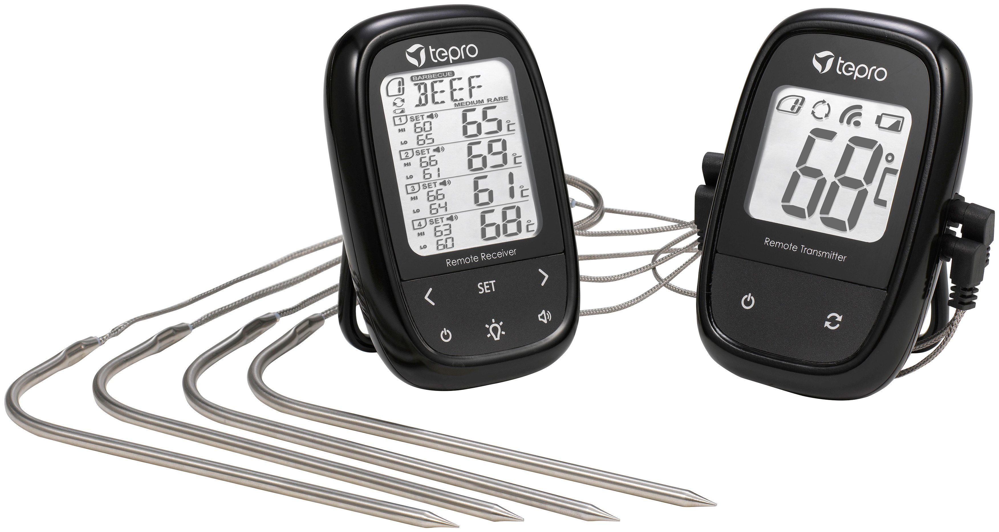 [Super Point Back Festival] Tepro Grillthermometer, 2-tlg