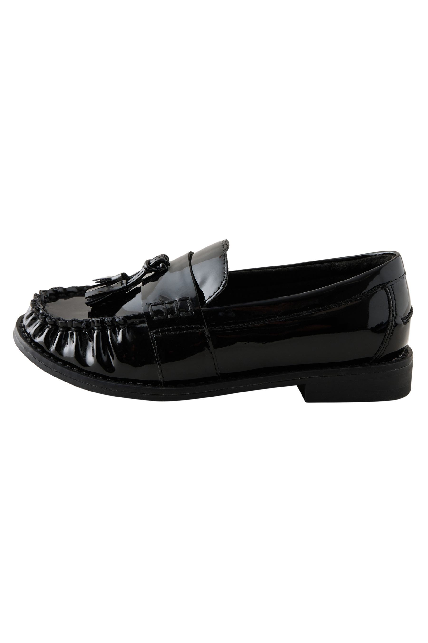 Next Loafer mit Raffung aus Leder für die Schule Loafer (1-tlg)