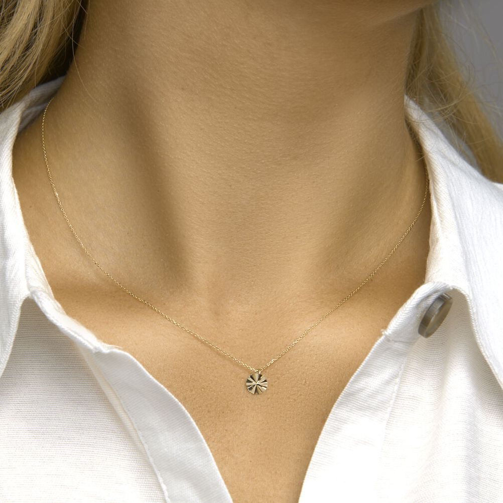 NICEANDnoble Kettenanhänger 585er Gelbgold Anhänger diamantiert Sonnenschli günstig online kaufen