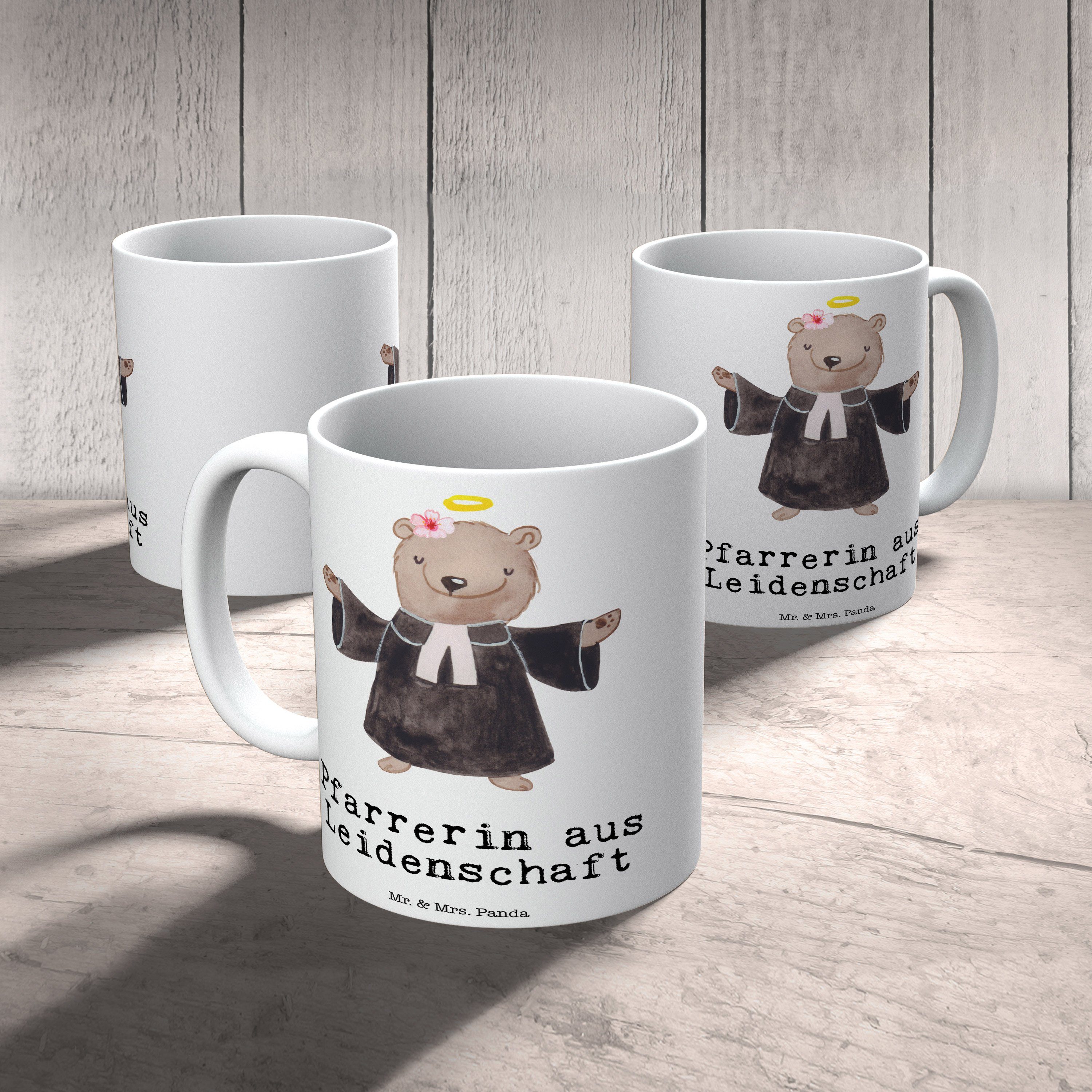 Pfarrerin Mr. Mrs. - aus - Tasse & Geschenk, Keramik Rente, Panda Weiß Kaffeetasse, Die, Leidenschaft