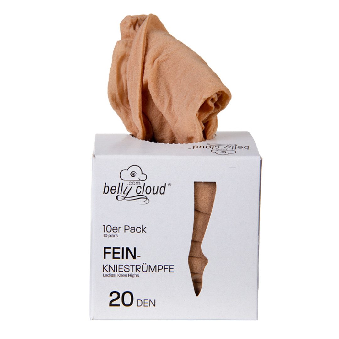 Belly Cloud Feinkniestrümpfe Feinkniestrumpf 20 DEN (10 Paar) günstig online kaufen