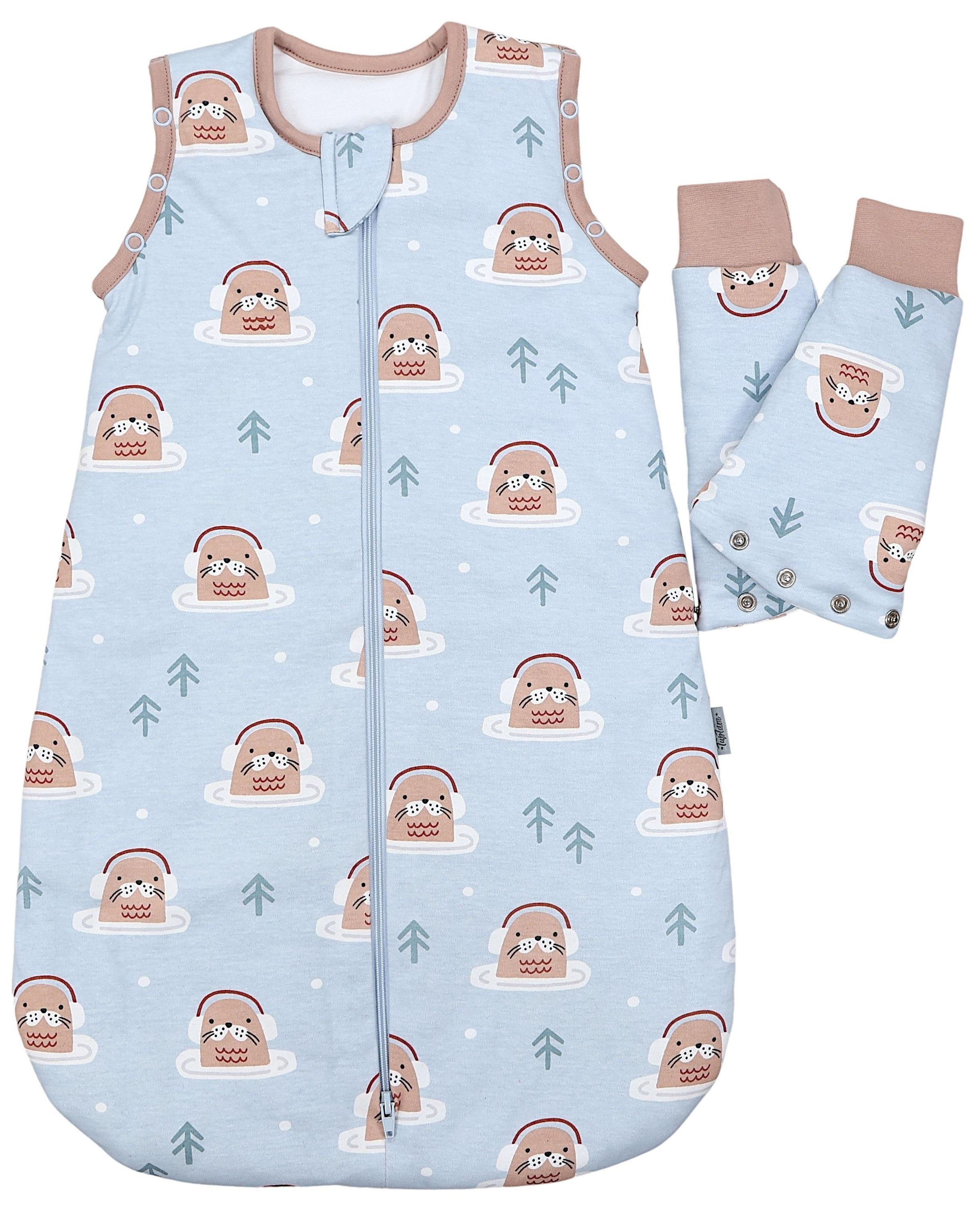 TupTam Babyschlafsack Kugelschlafsack mit abnehmbaren Ärmeln 2.5 TOG Ganzjahr – Bild 4 von 5