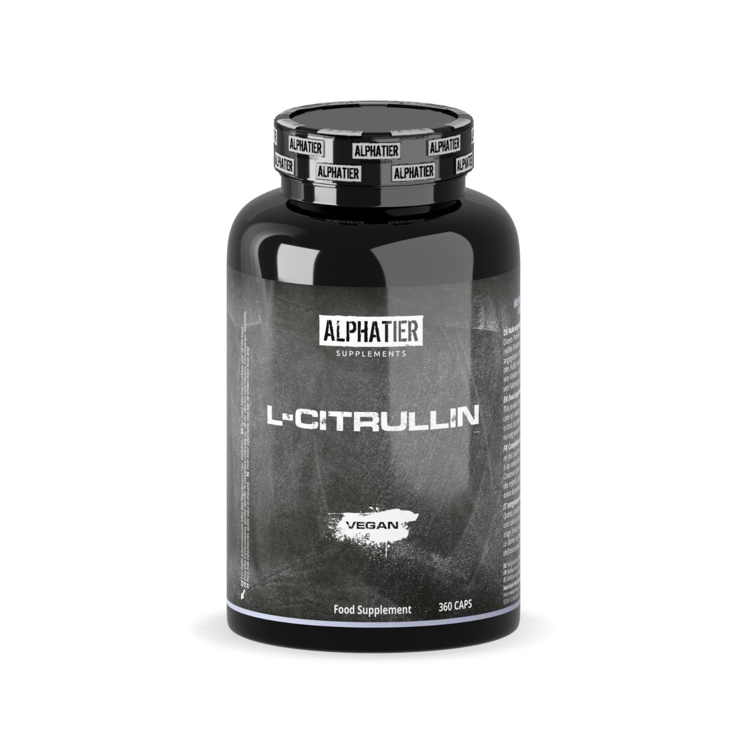 Alphatier Citrullin Kapseln 360 Stück - Aminosäure Kapseln