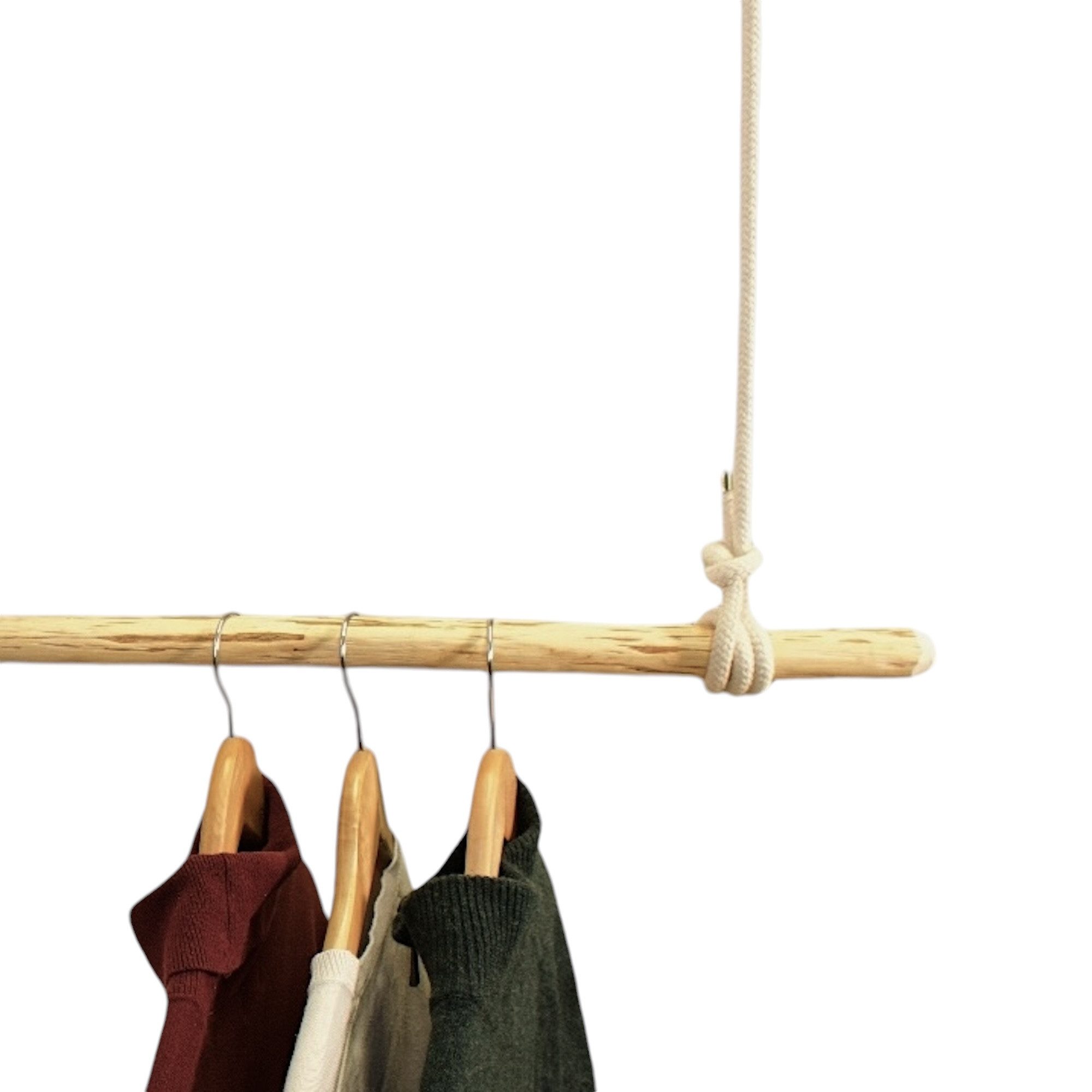 herbeschick. Garderobenstange Hängegarderobe "Naturbursche", Kleiderstange, günstig online kaufen