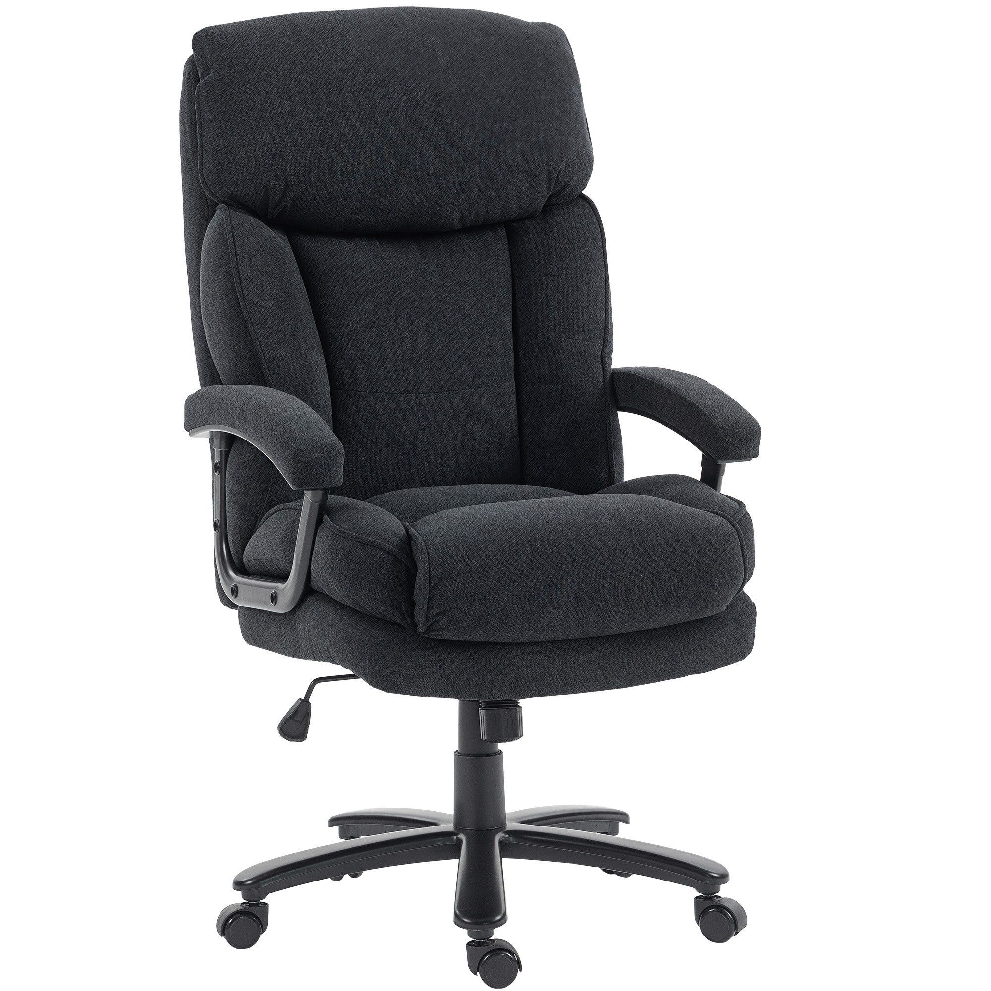 HOMCOM Bürostuhl Ergonomischer Chefsessel Drehstuhl mit Wippfunktion (Set, 1 St), Belastbar bis 200 kg, hoher Rücken