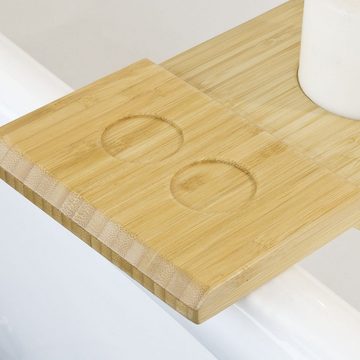 SoBuy Badewannenablage FRG104, Badewannenbrett Badewannenauflage Halter für iPad oder Handys