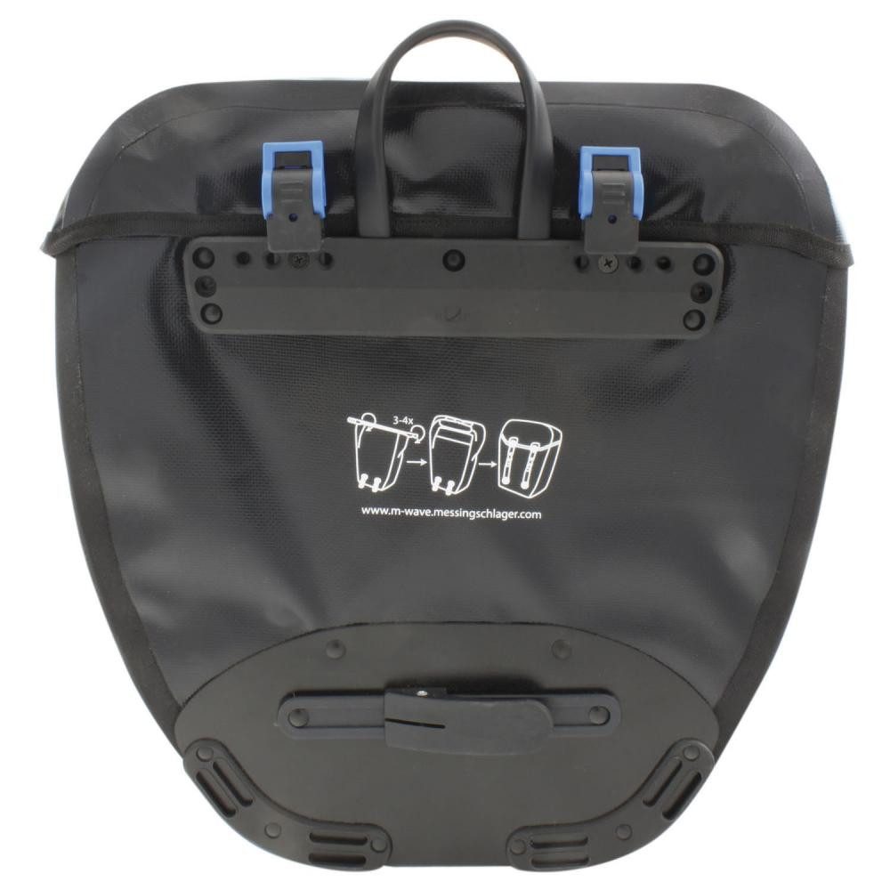 M-Wave Fahrradtasche M-Wave Seitentaschen ALBERTA 2 x 20 Liter schwarz