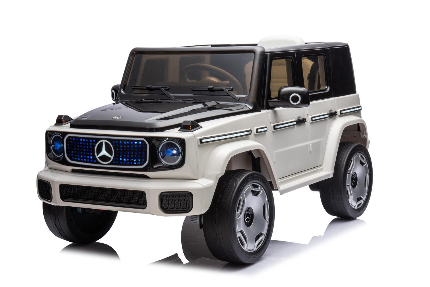 Smarty Elektro-Kinderauto Elektro Kinderauto Mercedes EQG lackiert mit Lizenz 2x35W