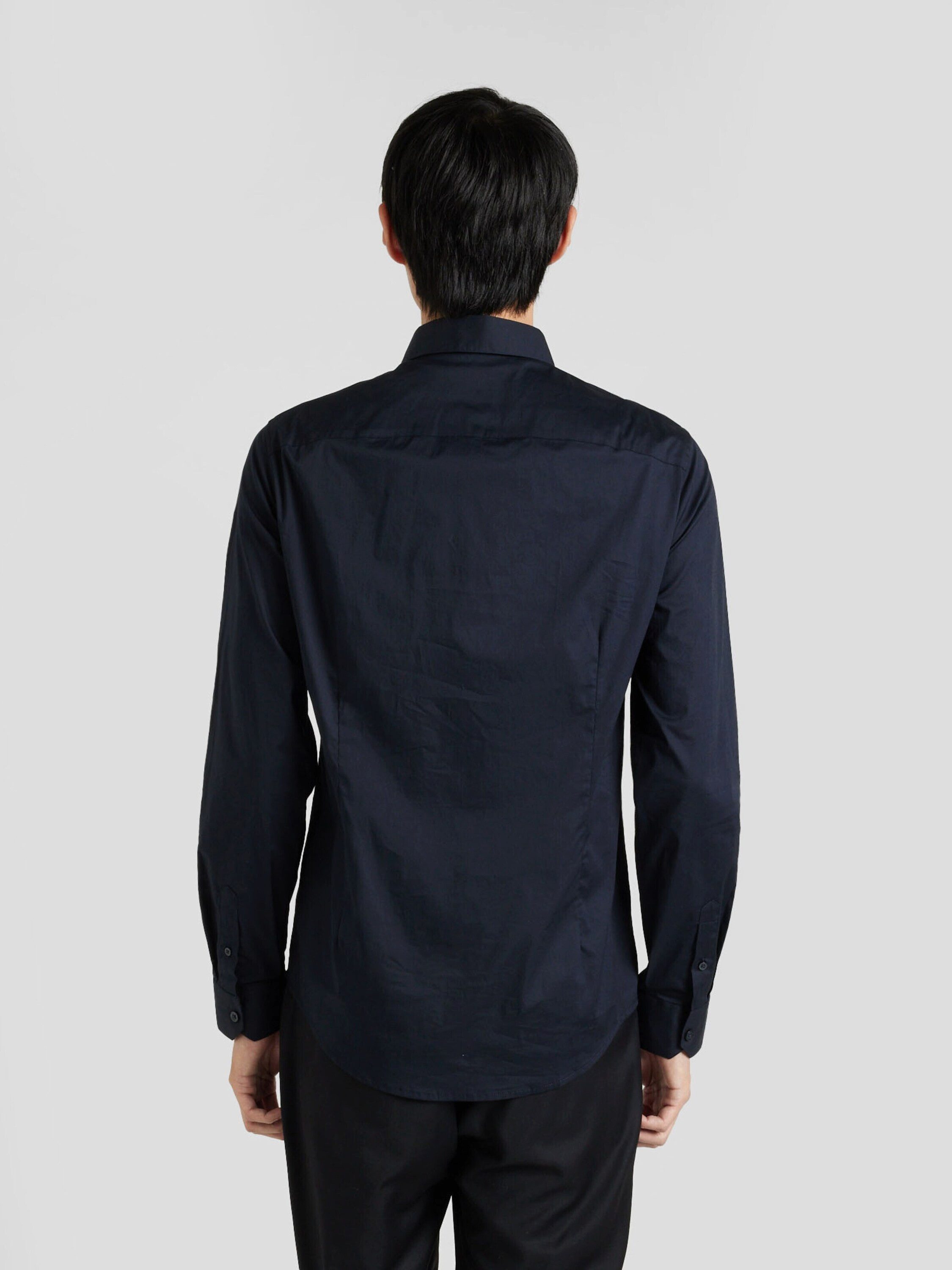 ARMANI EXCHANGE Langarmhemd Tessuto (1-tlg)