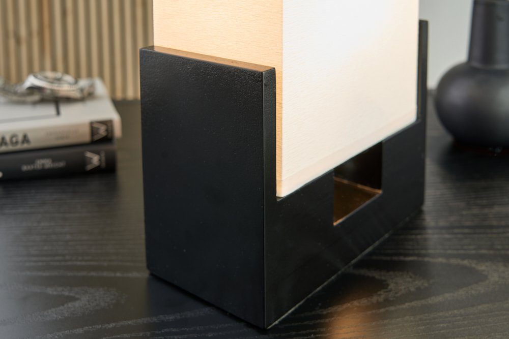 Design · Schreibtisch Leuchtmittel, schwarz · / Wohnzimmer Modern riess-ambiente ohne Tischleuchte Papier beige, TWILIGHT 25cm ·