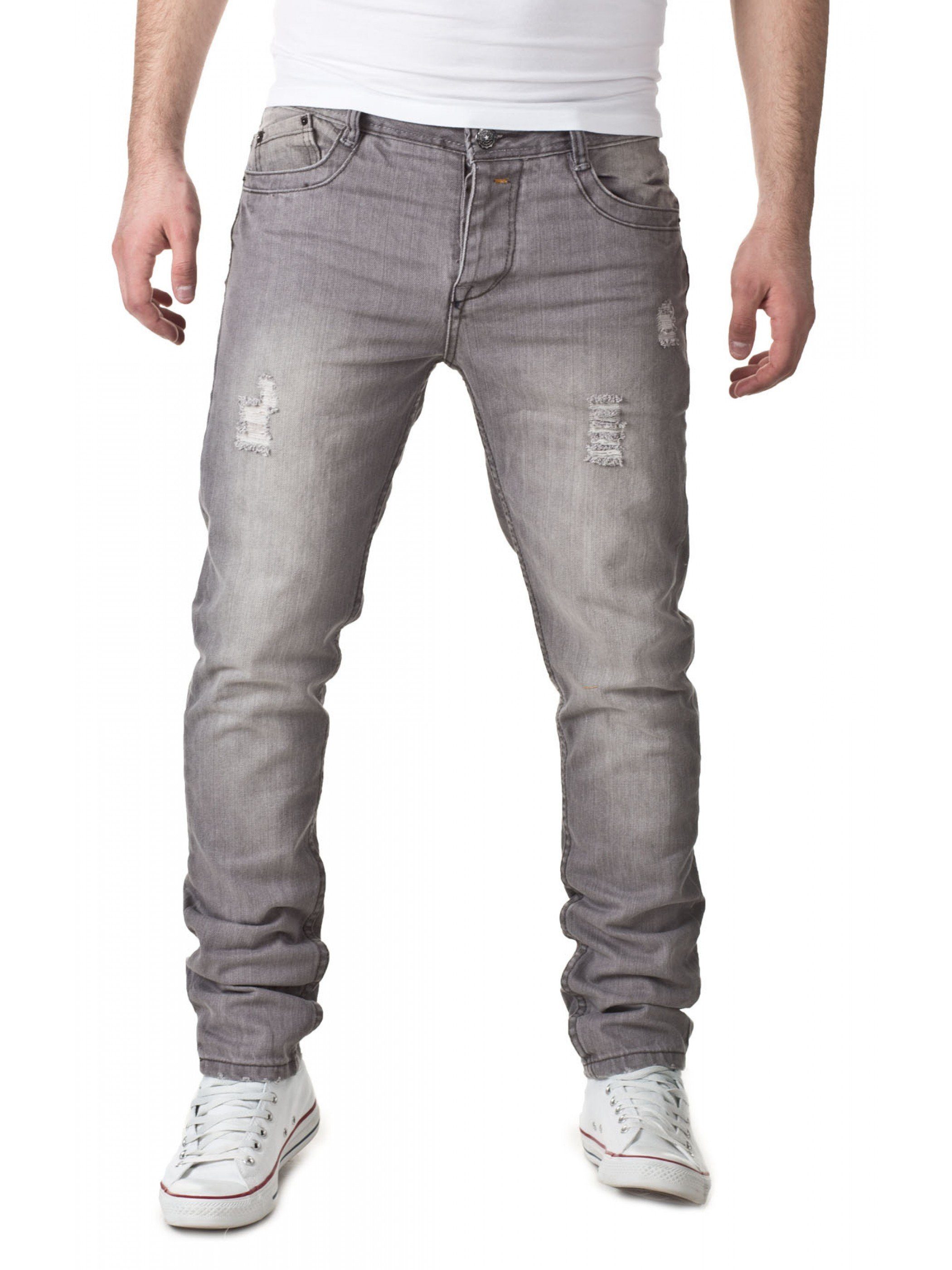 Stitch & Soul Slim-fit-Jeans Destroyed Denim günstig online kaufen