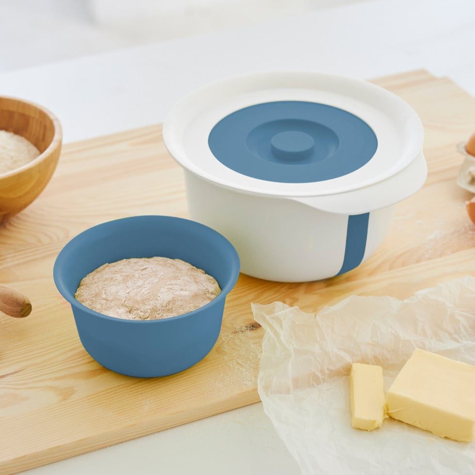 ROTHO Backblech Rotho Rührschüssel Fresh 4 l mit Zusatzbehälter, Kunststoff