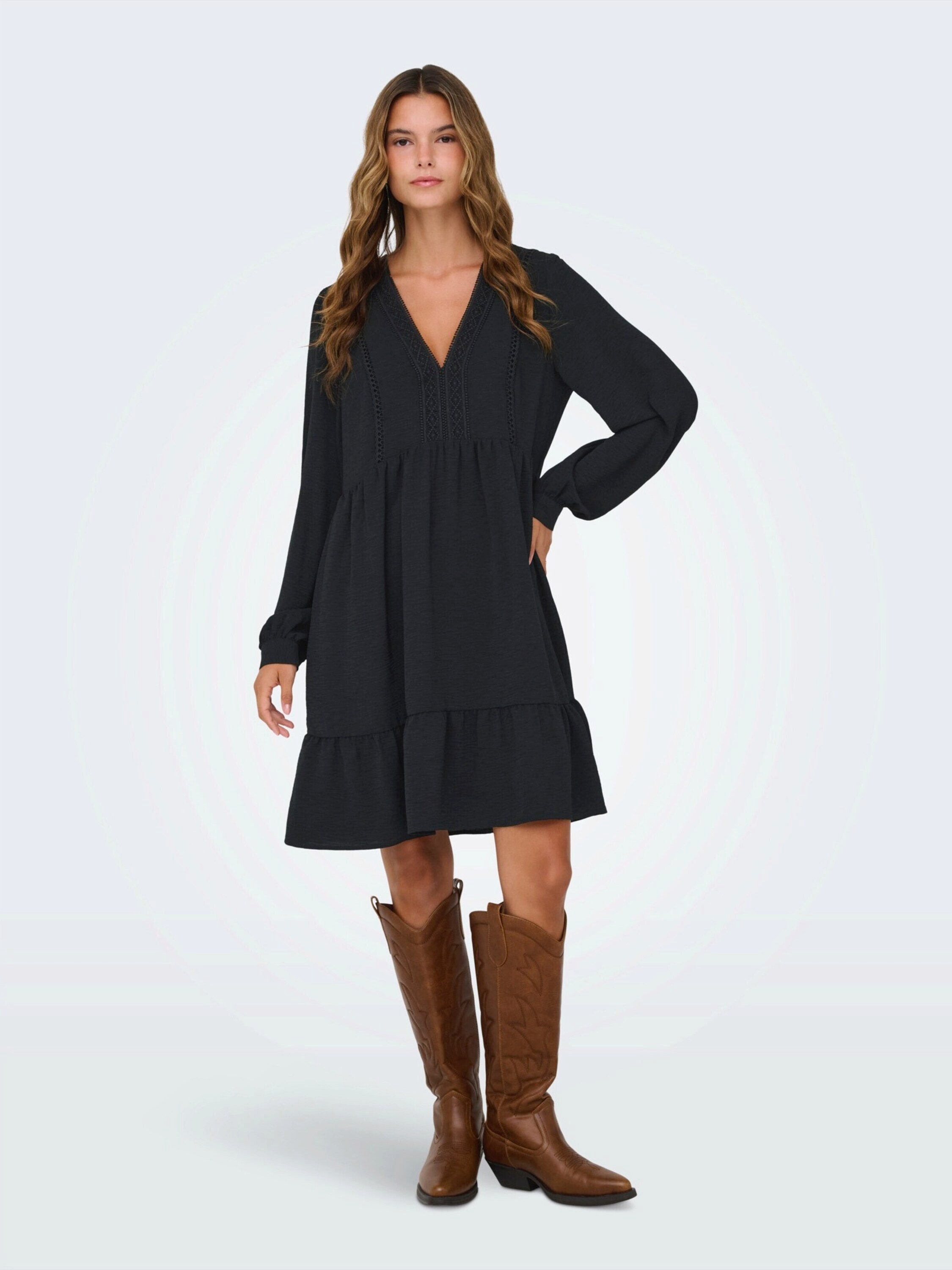 ONLY Midikleid ONLHARVEY (1-tlg) Volant