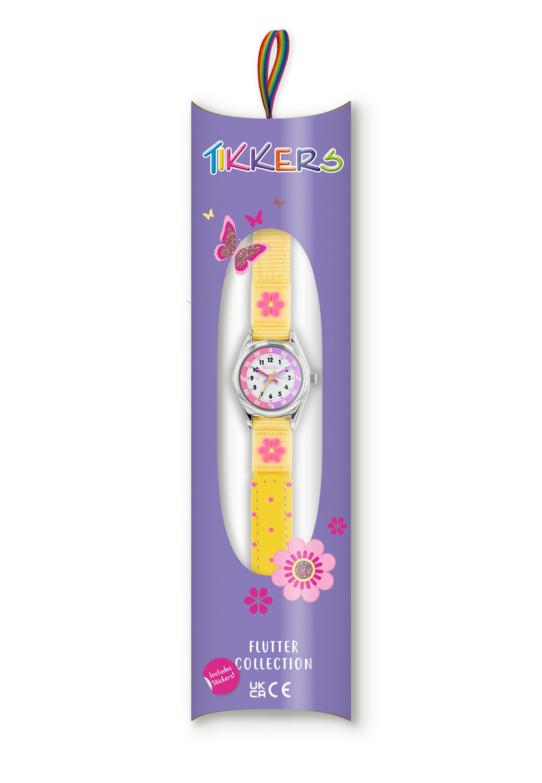 Tikkers Quarzuhr Tikkers Velcro Time Teacher, (Set)