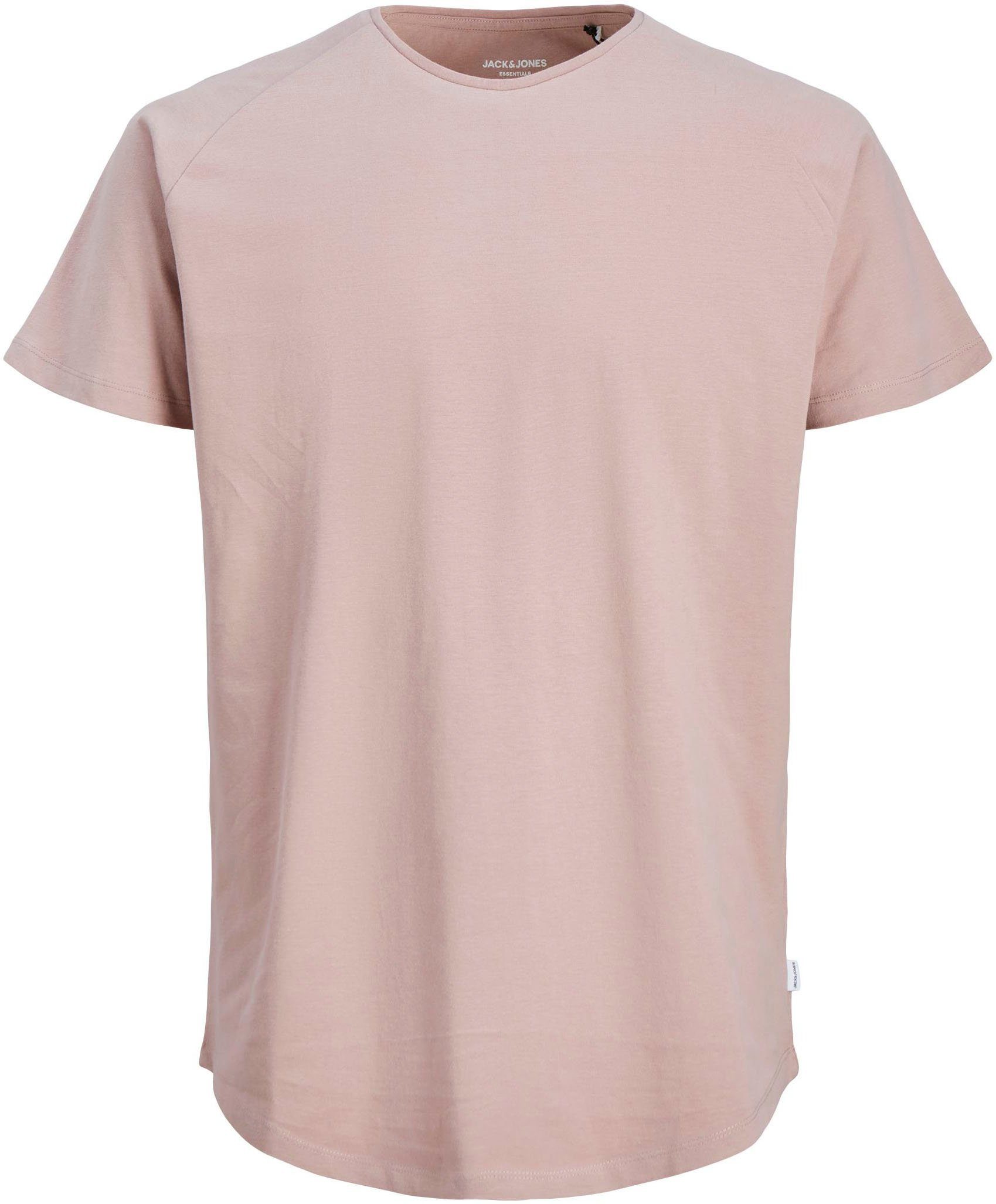 Jack & Jones Rundhalsshirt JJECURVED TEE SS O-N deauville mauve