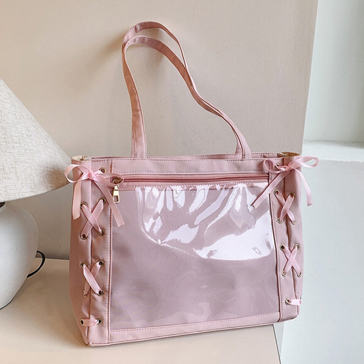 Super Solu Schultertasche Tote Bag Damen Ita Bag – Transparente Schultertas günstig online kaufen