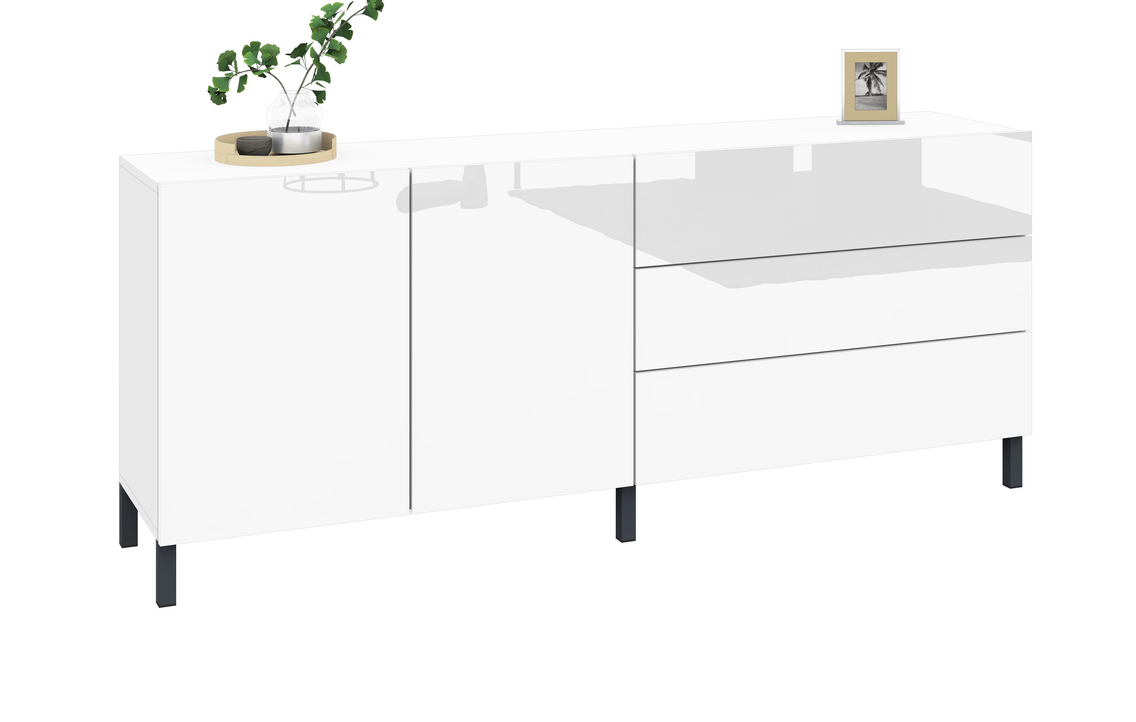 borchardt Möbel Sideboard Pori, Breite 152 günstig online kaufen
