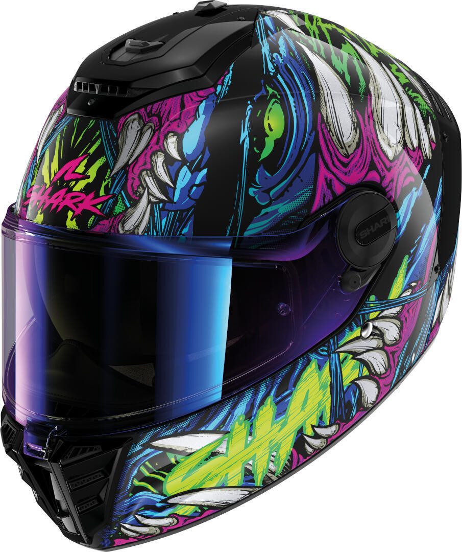 Shark Motorradhelm Spartan RS Shaytan Helm, vorbereitet für Kommunikationssystem