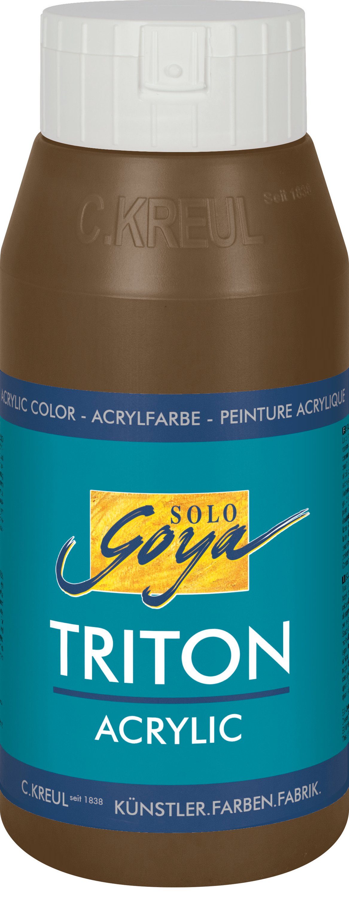Kreul Acrylfarbe Solo Goya Triton Acrylic, 750 ml Havannabraun