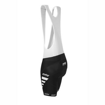 prolog cycling wear Bikerhose Herren Sommer Fahrradhose mit Trägern bib 3 mit Marathon Sitzpolster 8 Std. Radmarathon Sitzpolster, bequeme luftdurchlässige Netzträger