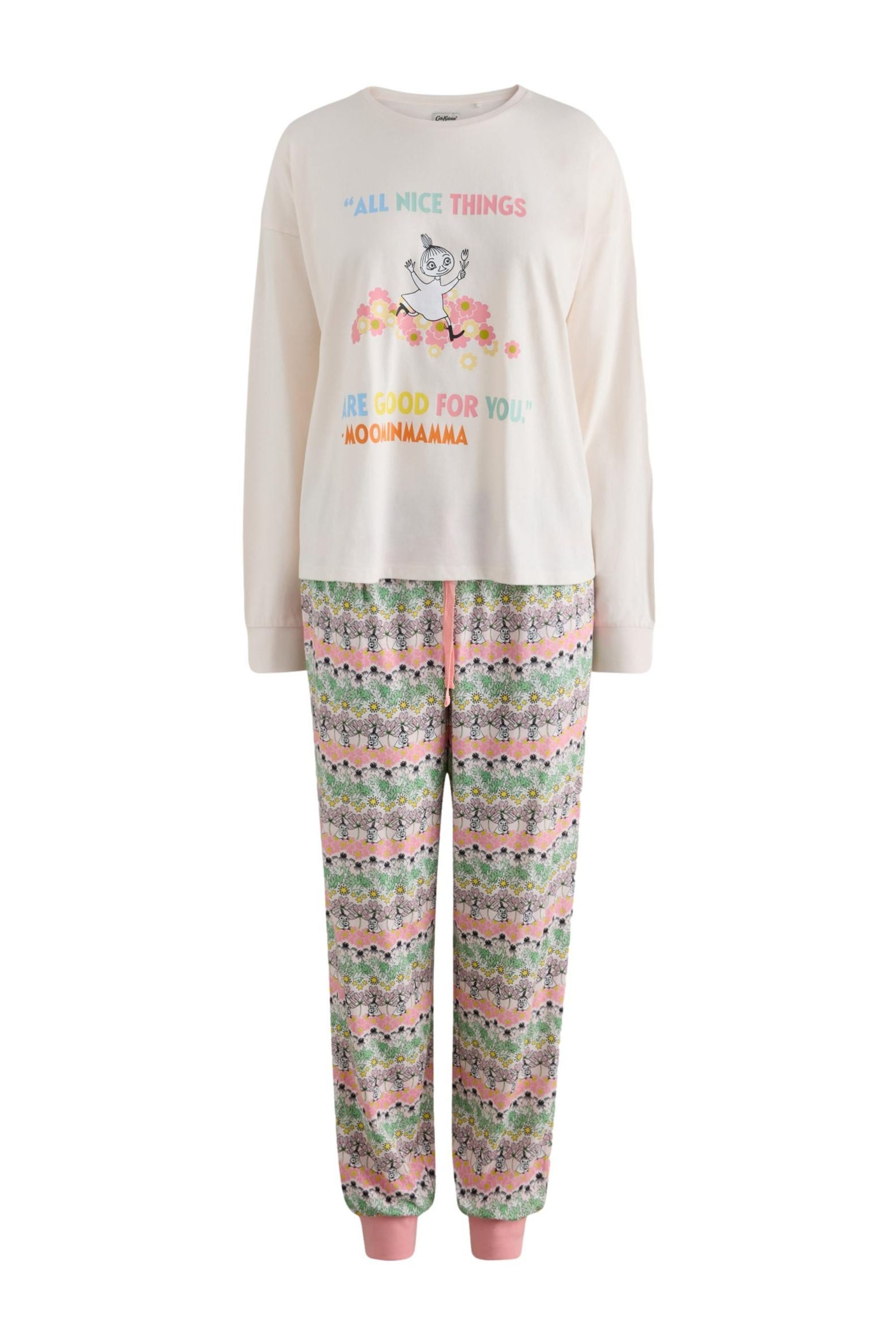 Cath Kidston Pyjama Cath Kidston Moomins Schlafanzug mit langen Ärmeln (2 tlg)