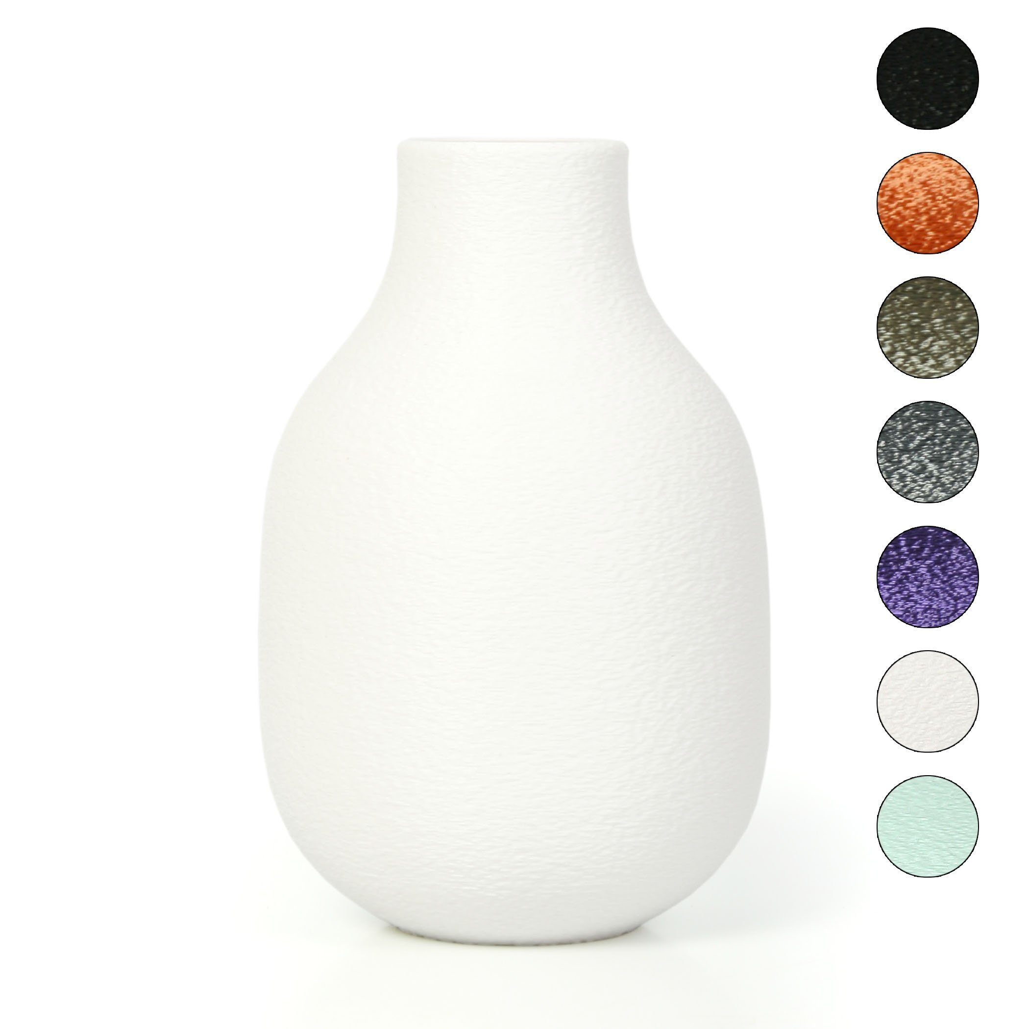 Rohstoffen; Blumenvase bruchsicher Kreative nachwachsenden – Designer wasserdicht & aus White aus Vase Dekorative Feder Dekovase Bio-Kunststoff,