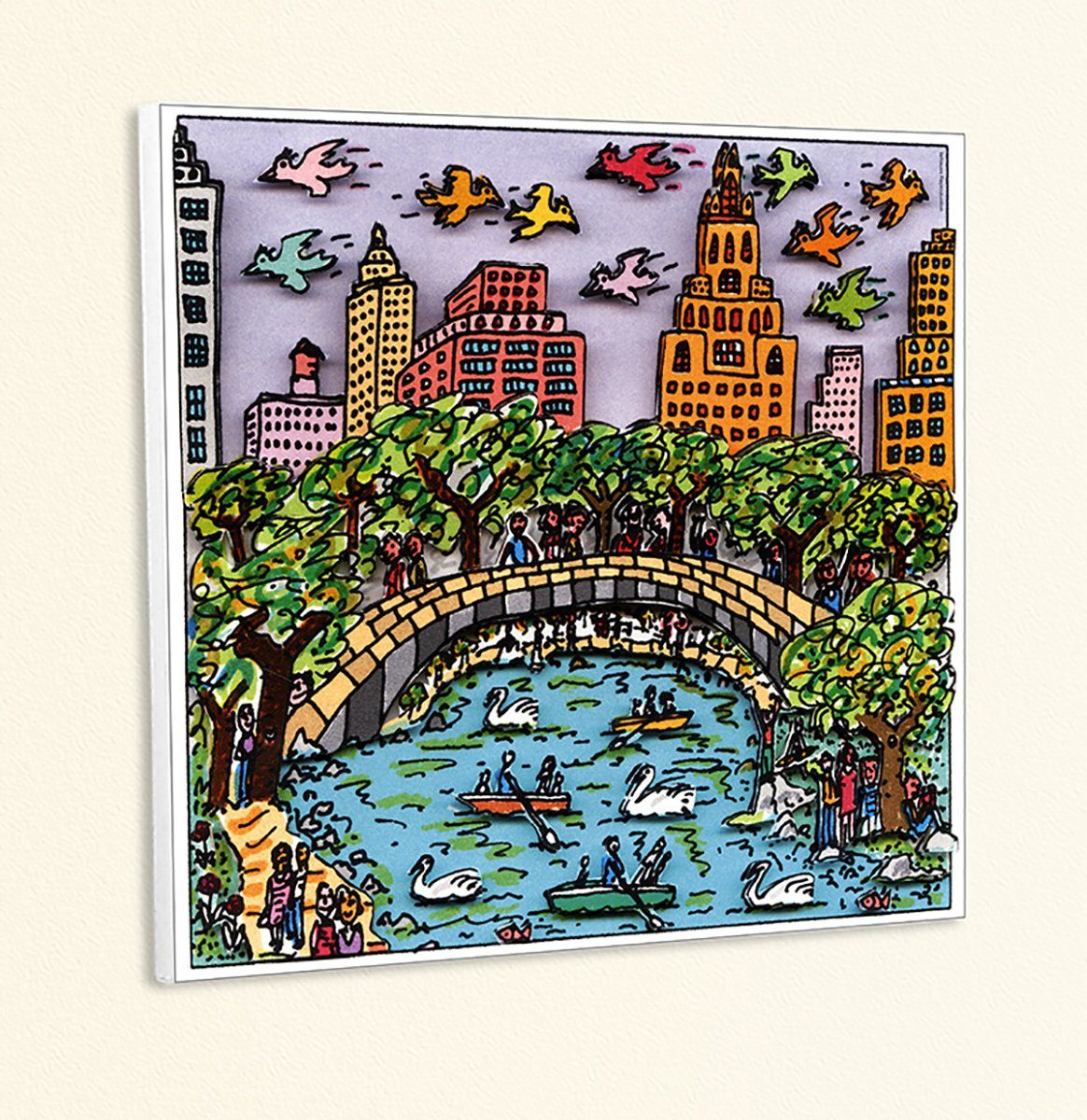 BillerAntik A Central Park for Lovers New York PopArt Poster Rizzi Platte 31, (1 St)
