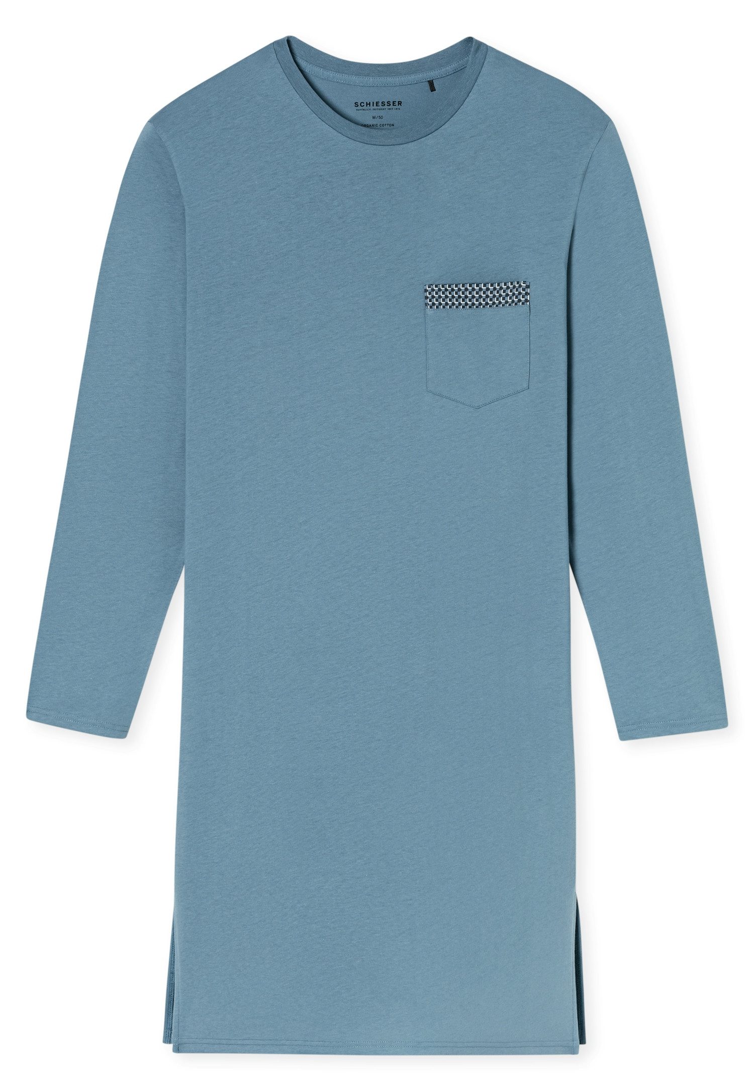 Schiesser Nachthemd "Comfort Nightwear" Brusttasche mit günstig online kaufen