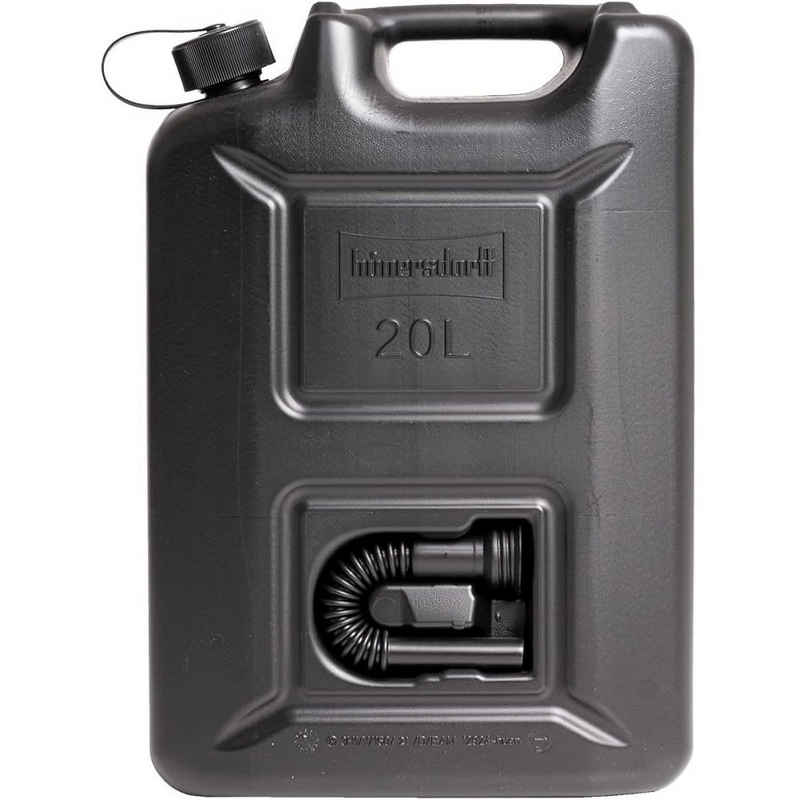hünersdorff Benzinkanister 1 Kraftstoff-Kanister PROFI (UN) schwarz - 20 Liter