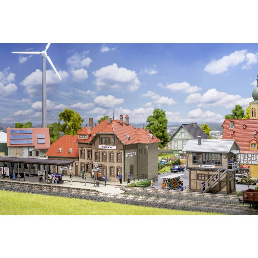 Faller Modelleisenbahn-Set H0 Aktions-Set Bahnhof Passendorf 190035 – Bild 3 von 3