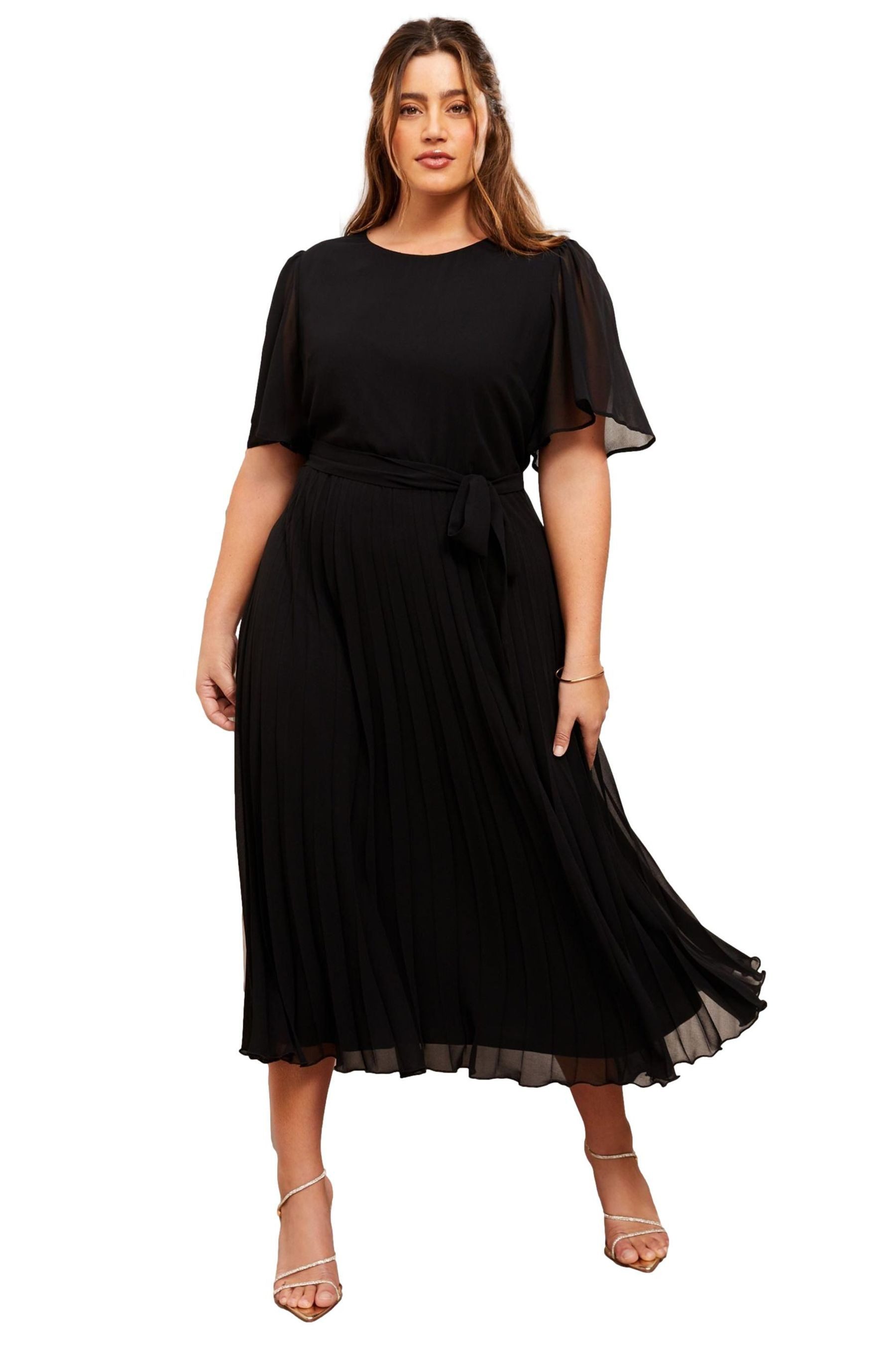 Friends Like These Midikleid Friends Like These Midikleid mit Falten, Curve günstig online kaufen