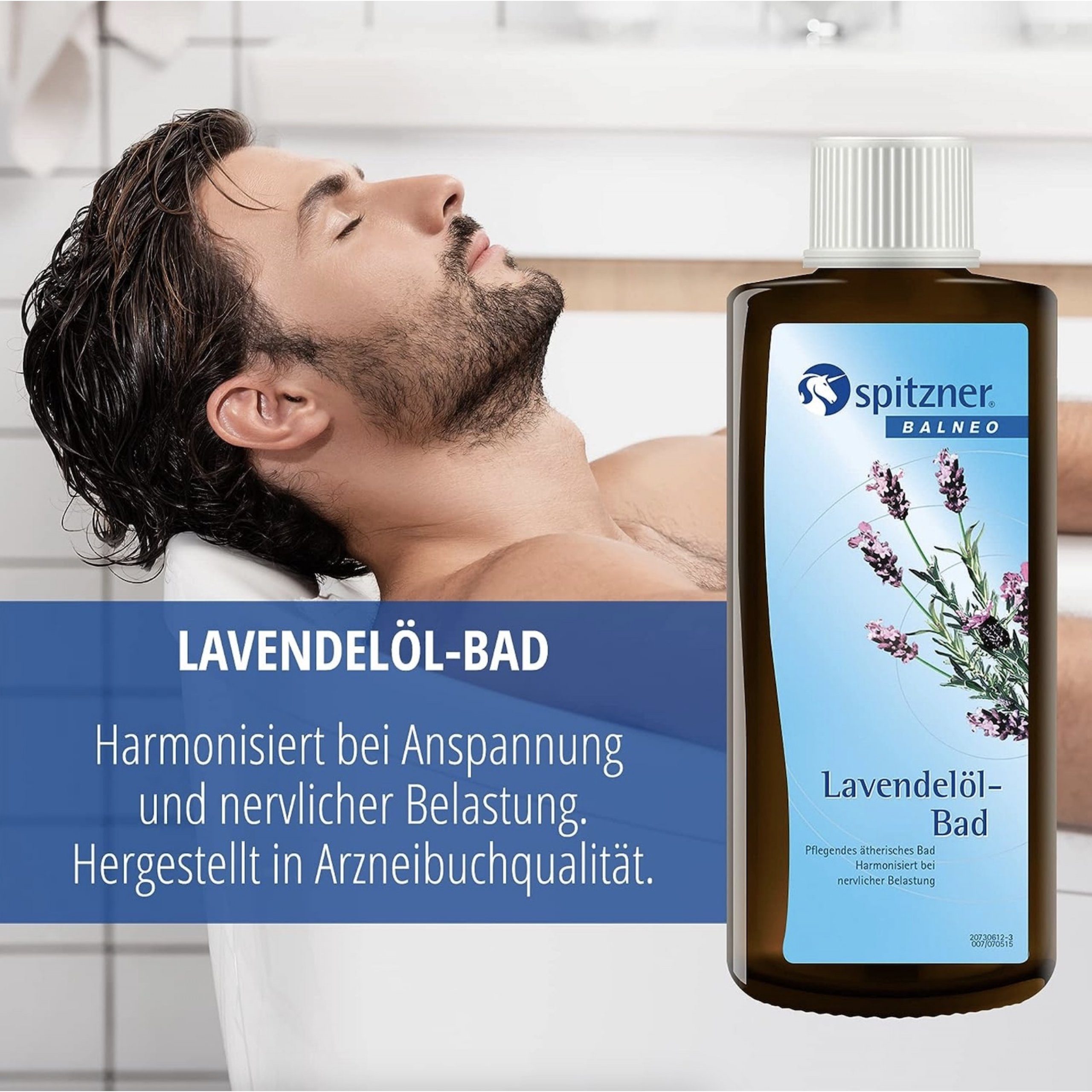 Spitzner Badezusatz Spitzner Lavendelöl Bad 190 ml Gesundheitsfördernder Badezusatz mit