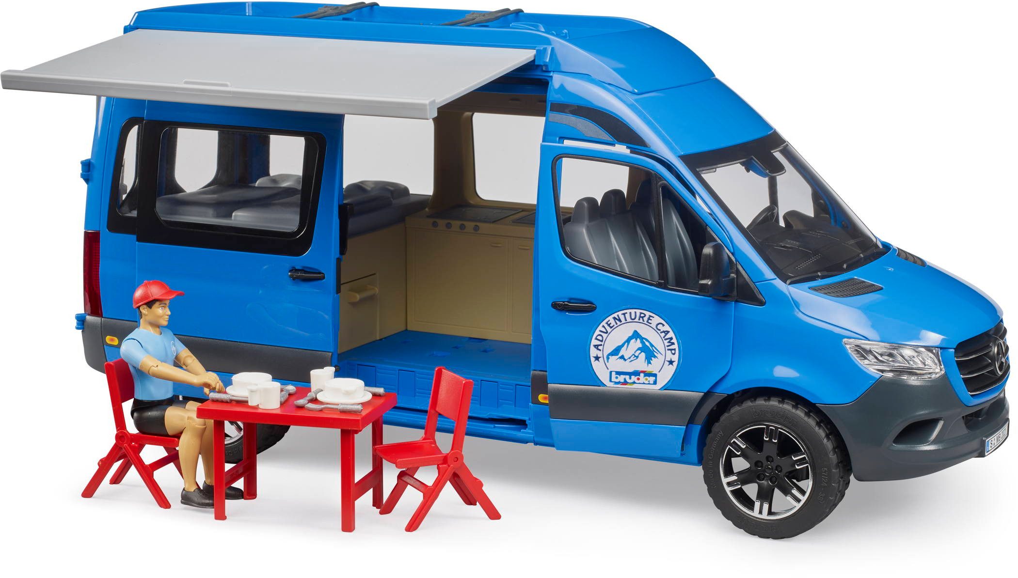 Bruder® Spielzeug-Auto Spielfahrzeug Urlaub MB Sprinter Camper mit Fahrer u günstig online kaufen