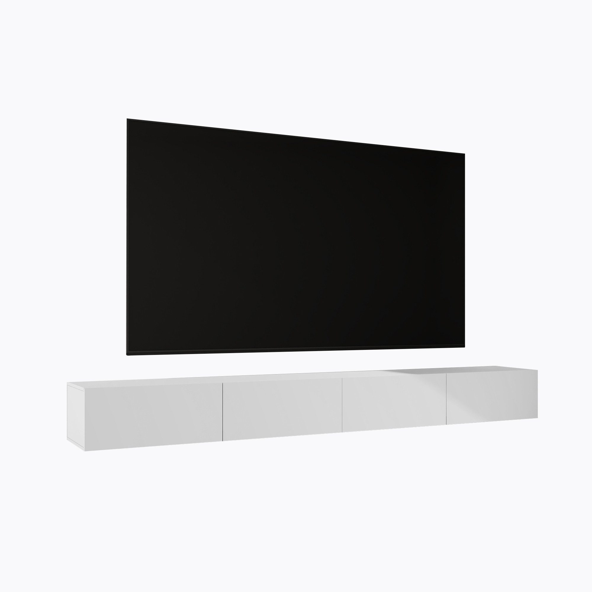 doporro TV-Board TV-schrank Fernsehschrank Low-Board TV-Tisch Wand-hängend F02