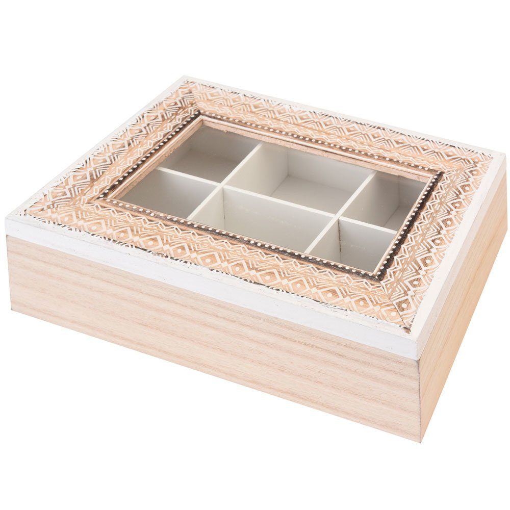 Simple Houseware Besteckschubladen-Organizer – 5 Fächer, Grau, Leicht & Platzsparend
