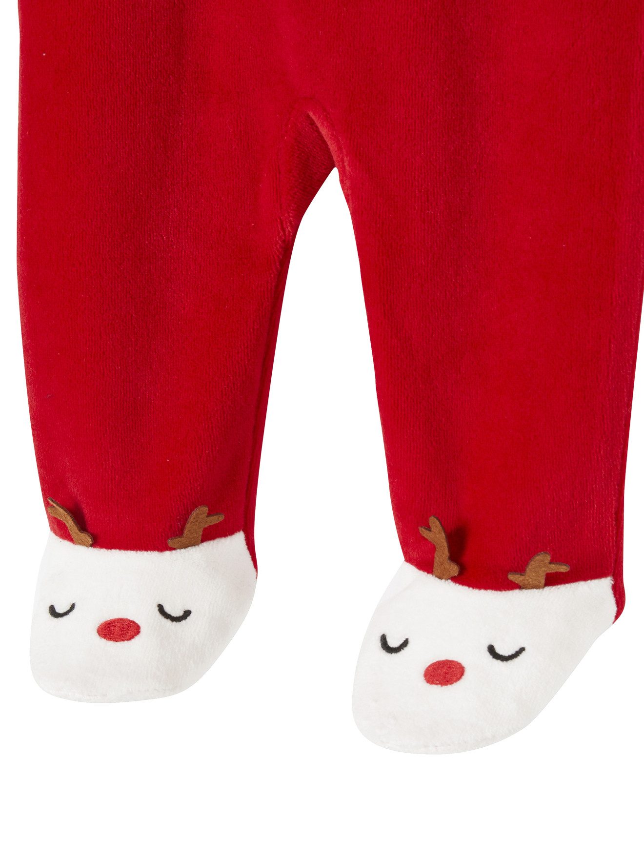 vertbaudet Schlafoverall Baby Weihnachts-Geschenkset: Strampler & Mütze – Bild 3 von 5