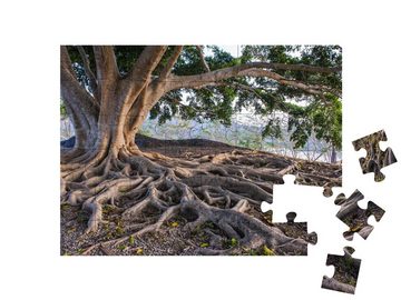 puzzleYOU Puzzle Große Baumwurzel, 48 Puzzleteile, puzzleYOU-Kollektionen Bäume, Wald & Bäume