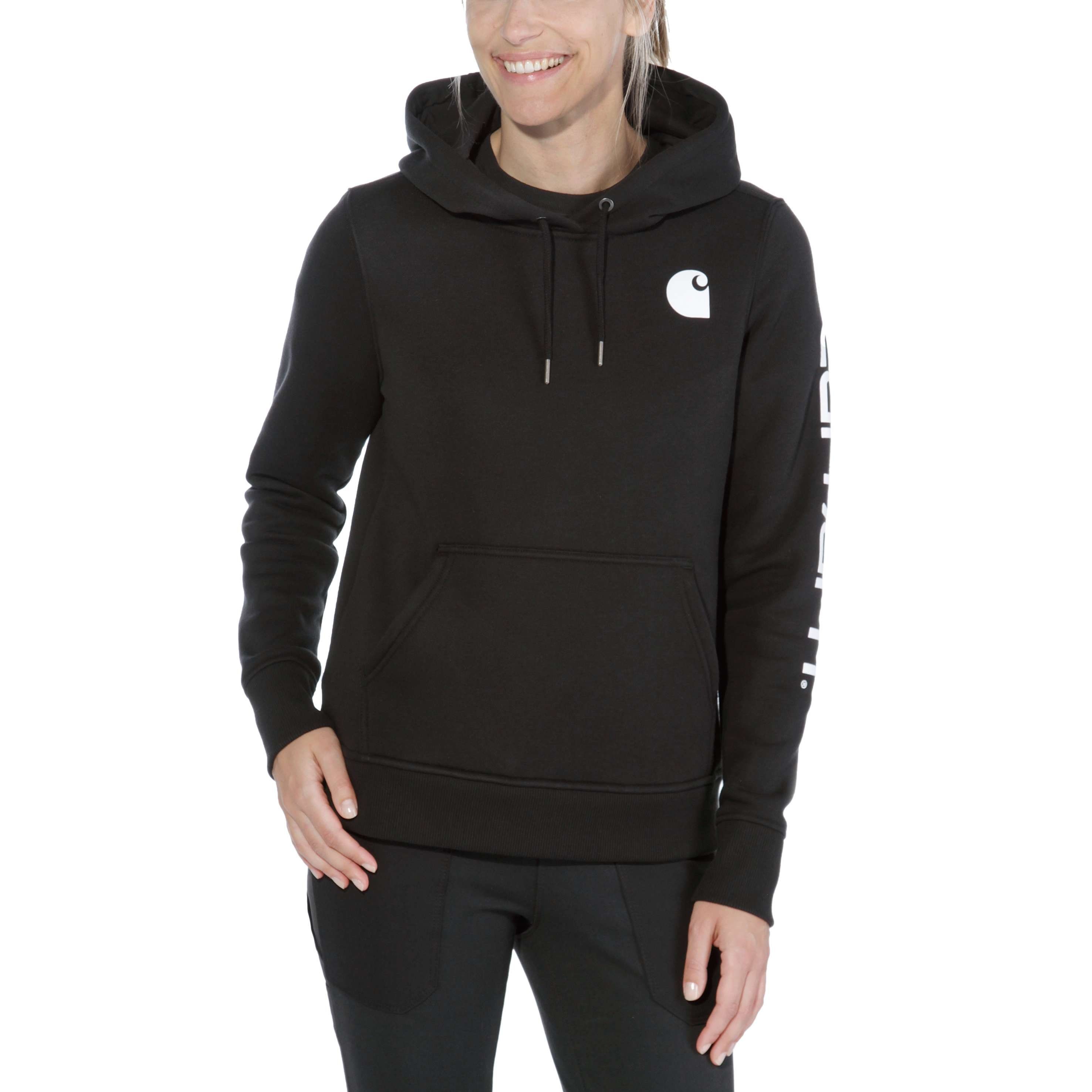 Carhartt Kapuzenpullover Carhartt LOGO SLEEVE GRAPHIC günstig online kaufen