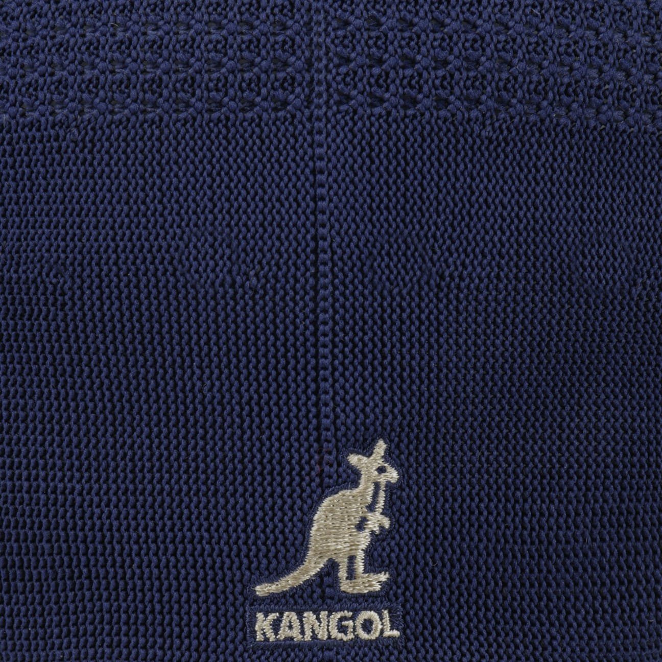 Cap Schirm mit (1-St) blau Schiebermütze Kangol Flat