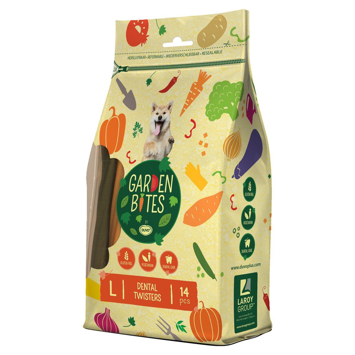 DUVO+ Garden Bites Dental Twisters, für: Hund