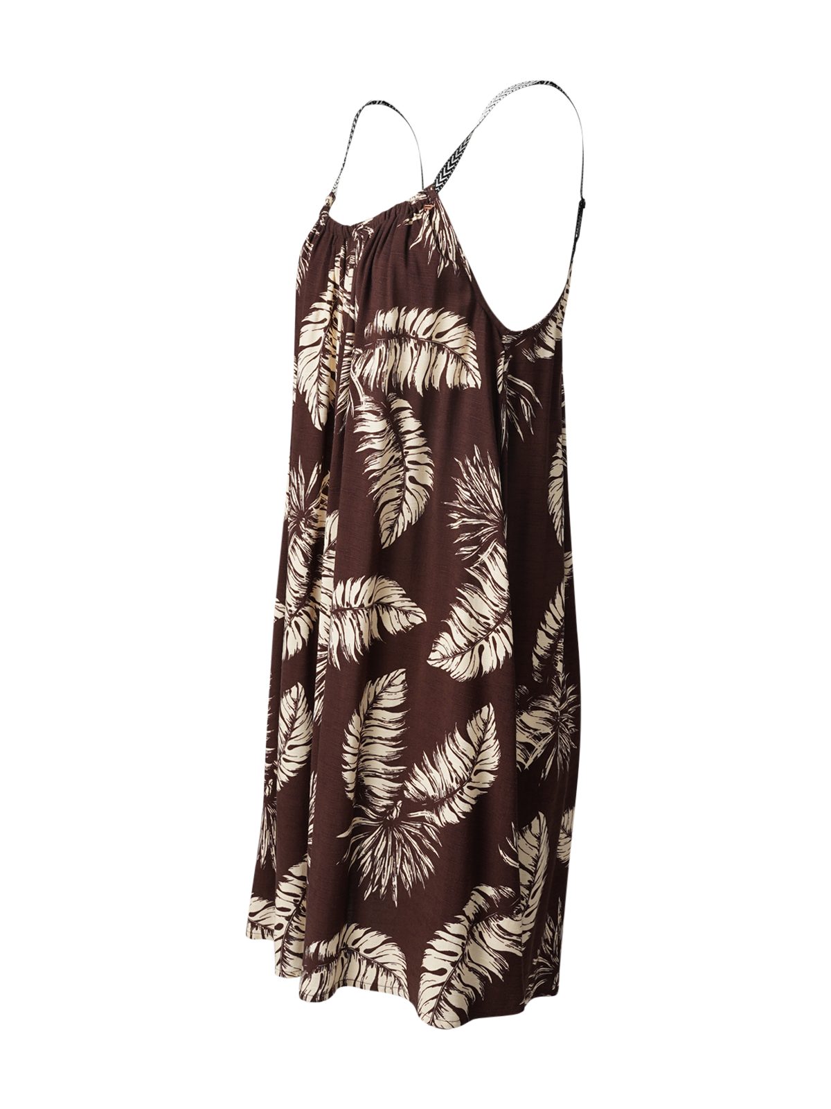 Brunotti Jerseykleid Isla-Palm Women Dress SUMMER PALM BIG CHOCOLATE